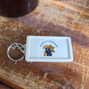 UK University of Kentucky KY Wildcats White Fight Song Keychain Still works.....